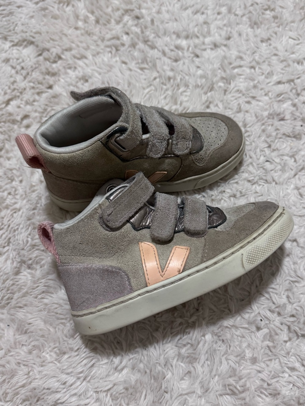 Veja Suede High-Top Sneakers